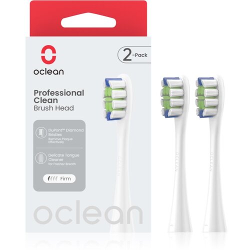 Oclean Zamenska glava za električnu četkicu P1C1 553765, 2 komada, Bela Cene