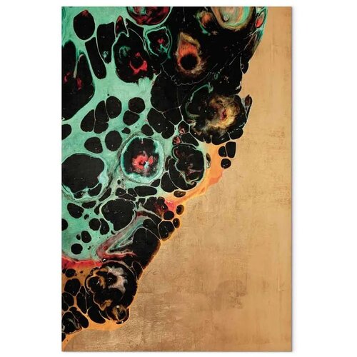  Slika - Composition of Micro Shapes (1-part) - Abstract Forms of Colors 20x30 Premium Print Slike