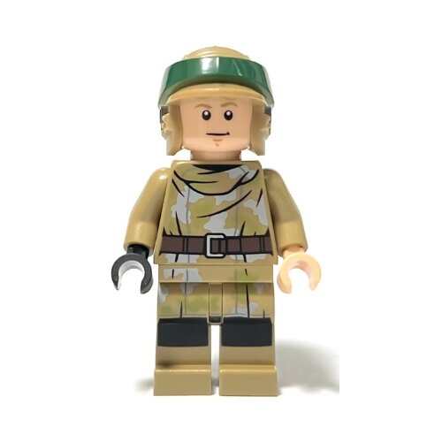 Lego Star Wars sw1266 Luke Skywalker - Dark Tan Endor Outfit, Helmet Slike