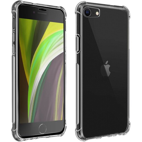 AVIZAR Premium 360° Protection Pack za iPhone SE 2022, 2020 in iPhone 8, 7: mehko ohišje iz kaljenega stekla, odporno na udarce - prozorno, (20626409) Cene