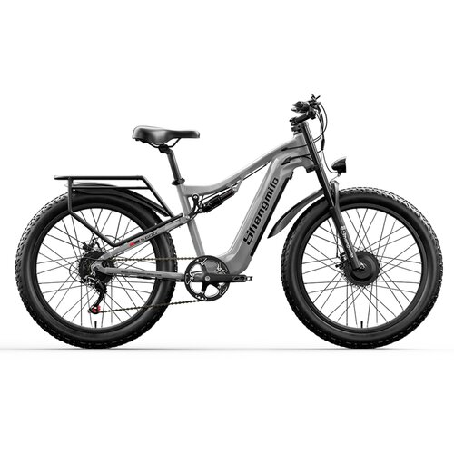 Shengmilo Električno gorsko kolo S600, 26", 48V 17,5Ah baterija, sivo, (5000007886) Cene