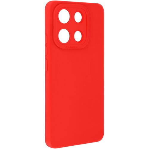 AVIZAR Ovitek za Redmi Note 13 Pro 5G iz mehkega silikona z ojačitvijo bloka kamere, Rdeča, (5000189105) Cene