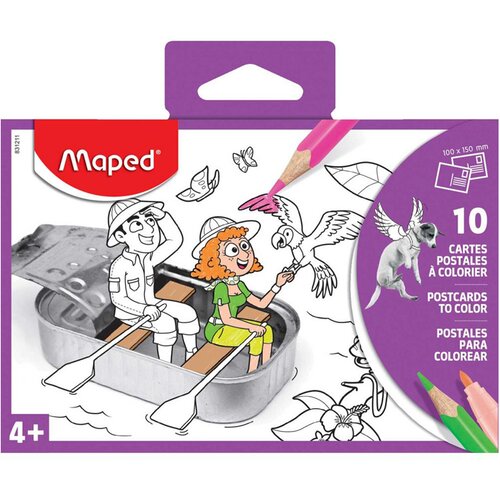 Maped razglednice bojanke 10 kom ( m831211 ) Cene