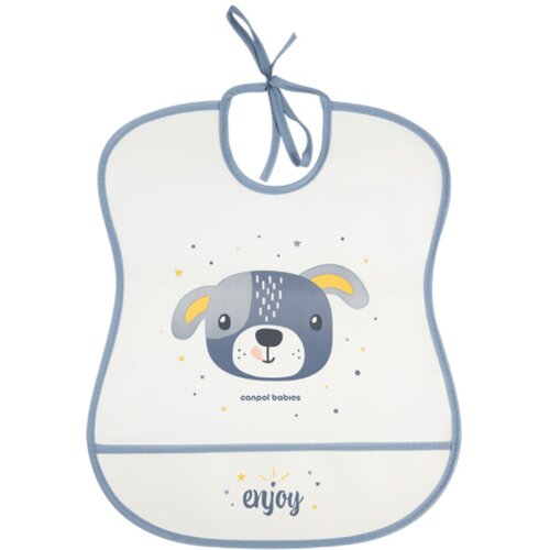 Canpol babies portikla sa dzepom cute animals pvc 2/919 blue ( 2/919_blu2 ) Cene