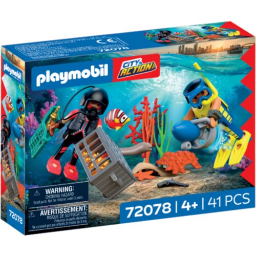 Playmobil Policijski potapljač z zakladom - 1 k. Cene