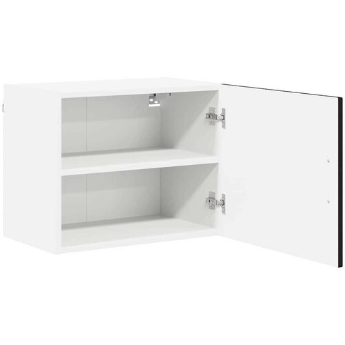VidaXL zidni kuhinjski ormarić s policom 2 pcs crna 50 x 31 x 40 cm Slike
