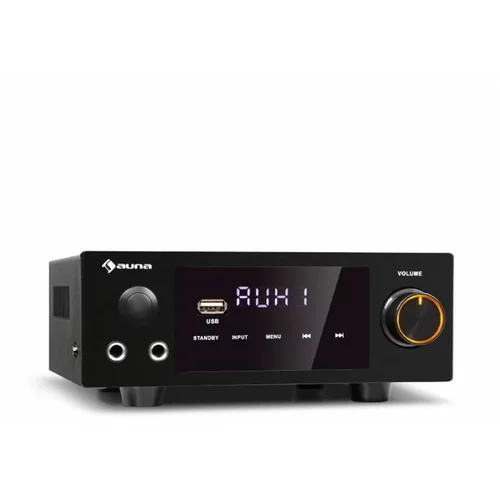 Auna AMP-2 DG stereo HiFi pojačalo, 2 x 50 W, RMS, BT/USB, optički & koaksijalni digitalni ulaz