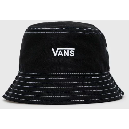 Vans Pamučni šešir boja: crna, pamučni