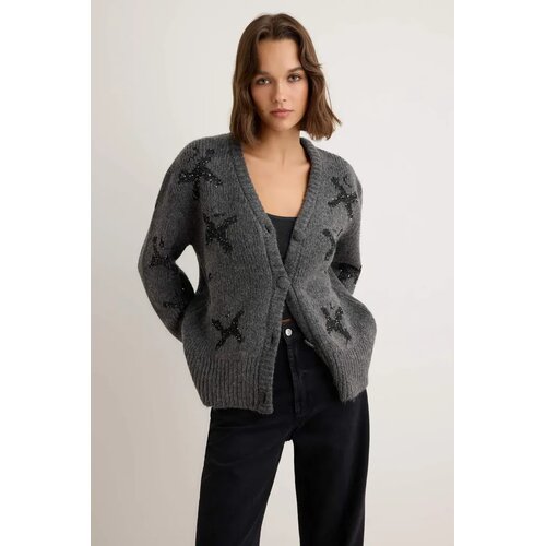 TRENDYOLMILLA Trendyol ženski duks Twoaw27Hi00131, antracit Cene