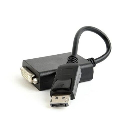 GEMBIRD EUROPE DisplayPort v.1.2 adapter GEMBIRD, A-DPM-DVIF-03, mu&amp;scaron;ki DisplayPort na ženski DVI Dual-Link, 10 cm, black Slike