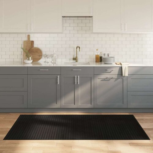 Pravokutni crni 100 x 200 cm od bambusa Slike