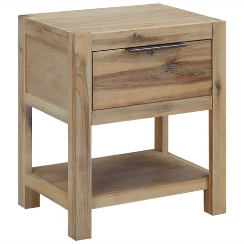 Maison Chic Dvo delni komplet Nočne omarice - Nočne mize s predali 40x30x48 cm trdna akacija, (21686796) Slike