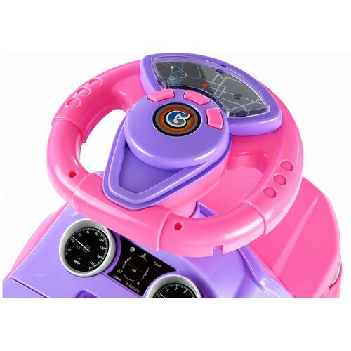  614W Toddlers Ride On Push Along with Parent Handle - Pink Slike