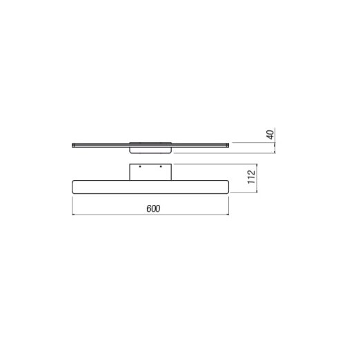  Redo 01-2504- LED rasveta za kupatilsko ogledalo BARRIO LED/17,25W/230V IP44 crna Slike