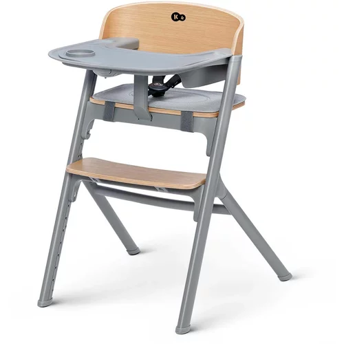 Kinderkraft select otroški stol za hranjenje livy™ wood