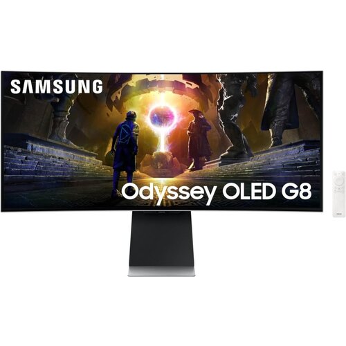 Samsung Odyssey OLED G8 G85SD Ultra WQHD, 34", OLED, 21:9, 3440x1440, 175Hz, DP, HDMI, SMART monitor, (21378834) Cene