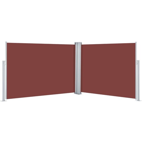 Maison Chic Zložljiva stranska tenda - Senčniki rjava 120x1000 cm, (22039919) Cene