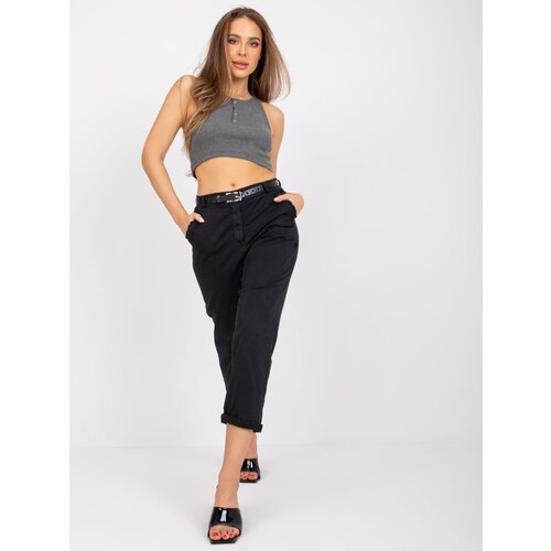 Italy Moda Trousers-DHJ-SP-3507.39P-black Cene