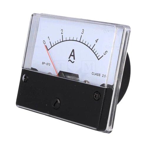  Ampermetar analogni ugradni 0-5A AC 72x62x40mm Cijene