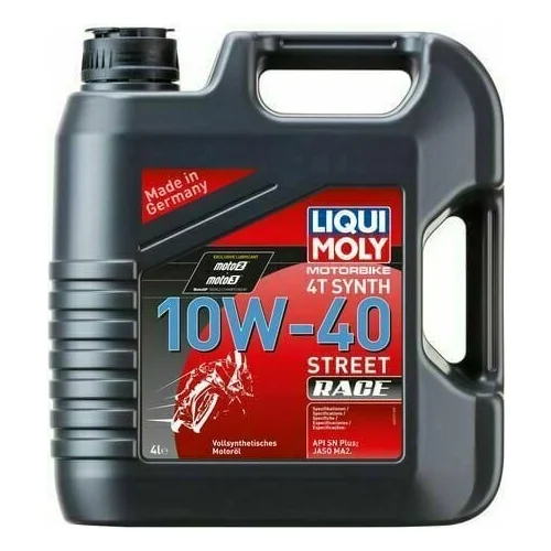 LIQUI-MOLY 20754 Motorbike 4T Synth 10W-40 Street Race 4L Motorno ulje