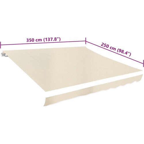  za tendu krem 3,5 x 2,5 m Slike