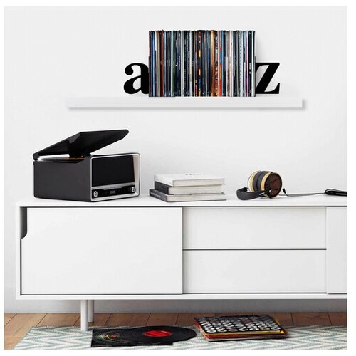 WALLXPERT metalni držač za knjige kt-letter Slike