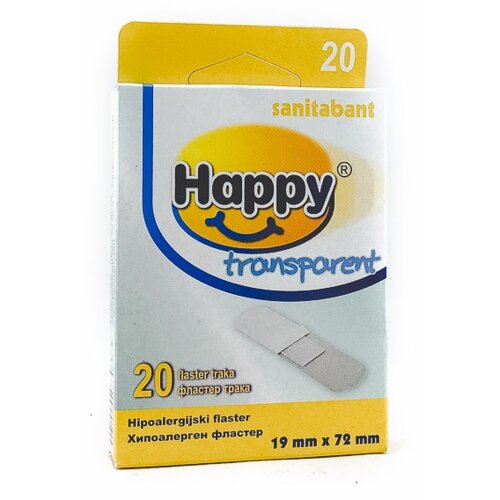Esensa happy strips flaster transparentni, 20kom Cene