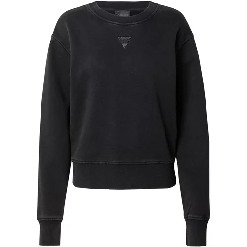 Guess Sweater majica crna / prozirna