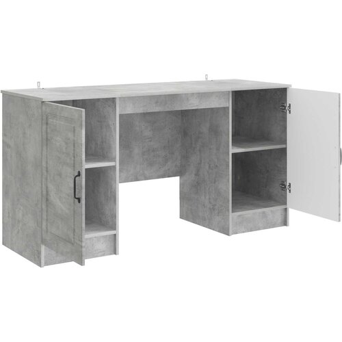  Stol Betonska siva 142,5 x 50 x 75 cm Konstruirano drvo Slike