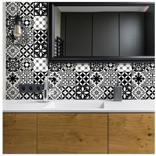 Ambiance set od 30 zidnih samoljepljivih naljepnica Decal Tiles Azulejos Rosario, 10 x 10 cm Slike