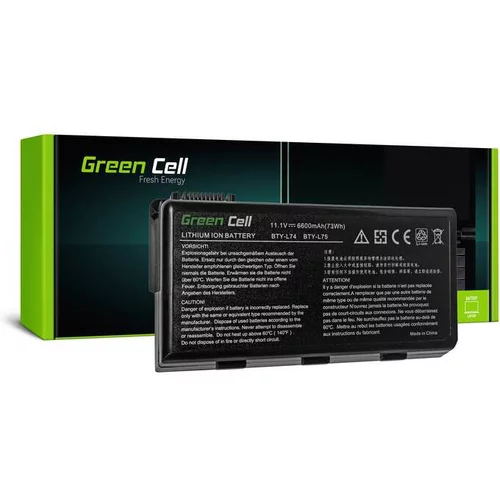 Green cell baterija BTY-L74 BTY-L75 za MSI CR500 CR600 CR610 CR620 CR630 CR700 CR720 CX500 CX600 CX620 CX700
