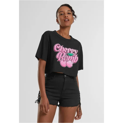 Mister Tee Women's short overized t-shirt Cherry Bomb black