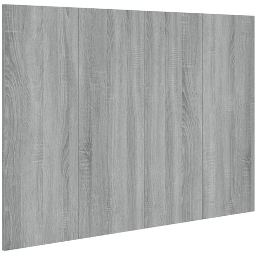 Maison Chic posteljno vzglavje - vzglavna omarica - nočna omarica siva sonoma 120x1,5x80 cm konstruiran les, (21707144) Slike
