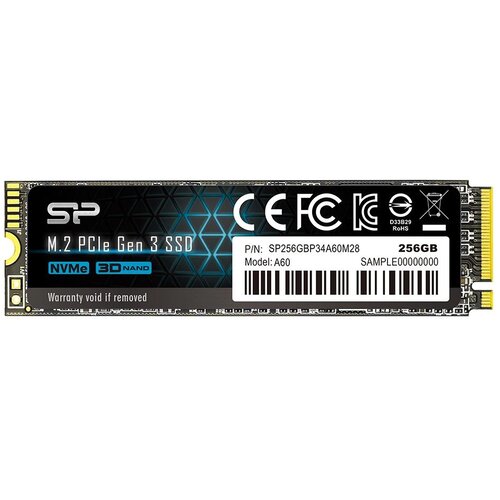 Silicon Power SSD m.2 A60 Gen 3 256GB, SP256GBP34A60M28 Cene