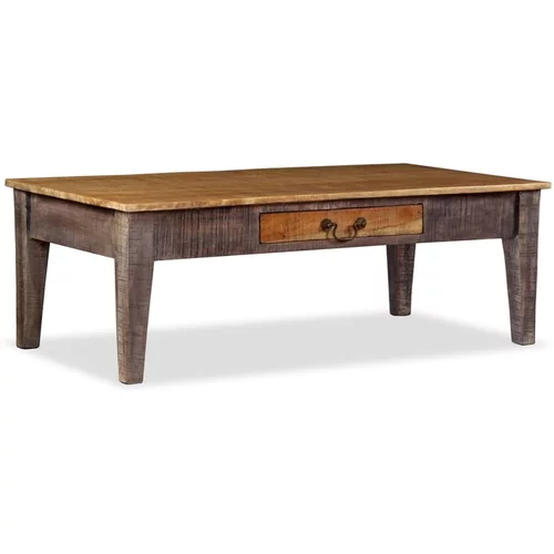  Klubska mizica iz trdnega lesa starinska 118x60x40 cm
