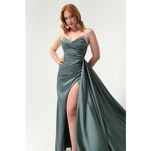 Lafaba Evening & Prom Dress - Blue - Asymmetric Cene