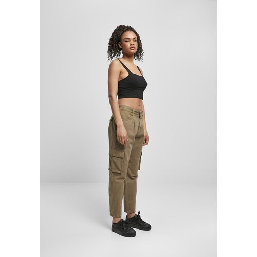 UC Ladies women's ballon fit cargo twill pants in khaki Cene