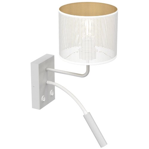  Zidna lampa LOFT SHADE 1xE27/60W+1xG9/8W/230V bela/zlatna Slike