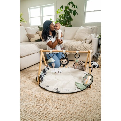Tiny Love edukativni madrac Luxe - Black &amp;amp;White Slike