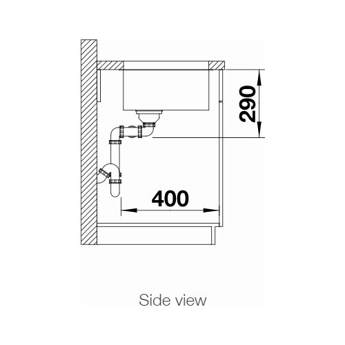 Blanco ANDANO 400/400-U Inox (plemeniti čelik) 522987 Slike