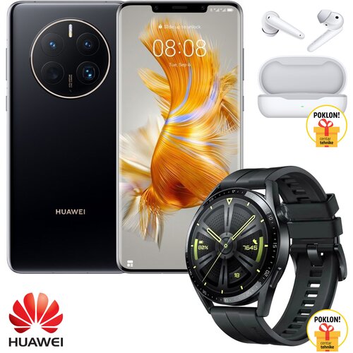Huawei Mobilni telefon MATE 50 Pro 8/256GB 51097FTV Black Cene