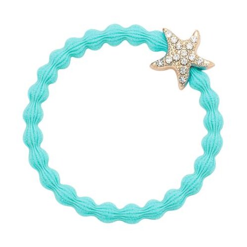 By Eloise London Bling Charms Starfish Turquoise elastika za lase Cene