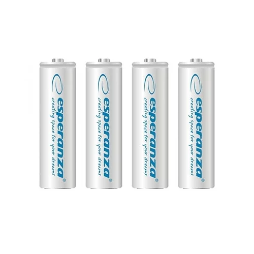 Punjive baterije ESPERANZA RECHARGEABLE Ni-MH AA 2000MAH 4kom. white, EZA104W