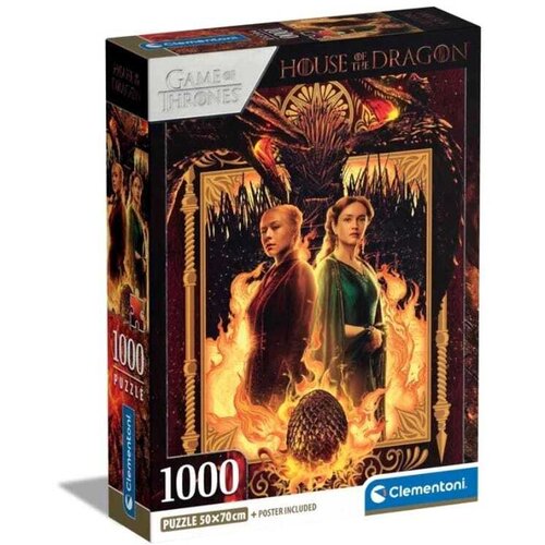 Clementoni CL39903 PUZZLE 1000 KUĆA ZMAJA-1 Cene