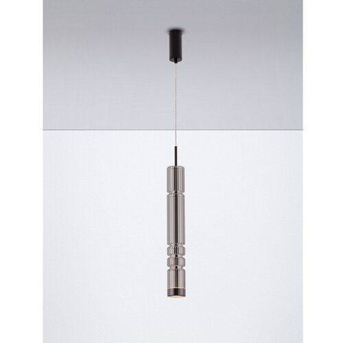 Nova Luce Siva steklena LED viseča svetilka &amp;oslash; 8 cm Bento &amp;ndash; Slike