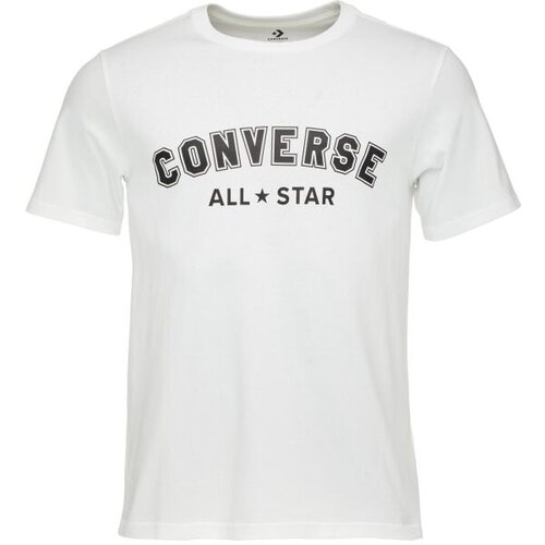 Converse Majice s kratkimi rokavi Go-to All Star Standard Fit T-shirt Unisex Bela Cene