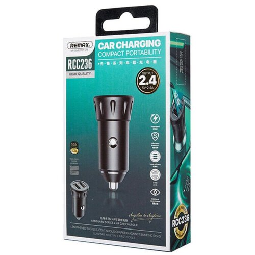 Remax Vanguard Series 2.4A Car Charger RCC236 Slike