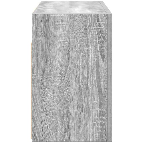  Kupaonski zidni ormarić sivi Sonoma 60x25x40 cm izrađeno drvo Slike