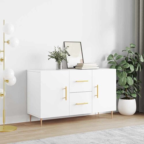  Komoda bijela 100x36x60 cm od konstruiranog drva Cijene