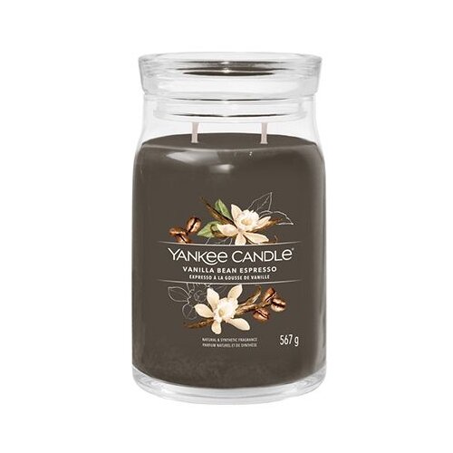 Yankee Candle Vanilla Bean Espresso di&amp;scaron;eča sveča Signature 567 g Slike